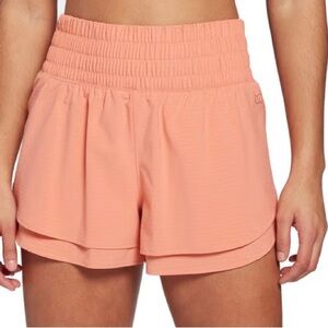 Calia Coral Pink Athletic Shorts with Elastic Waistband
